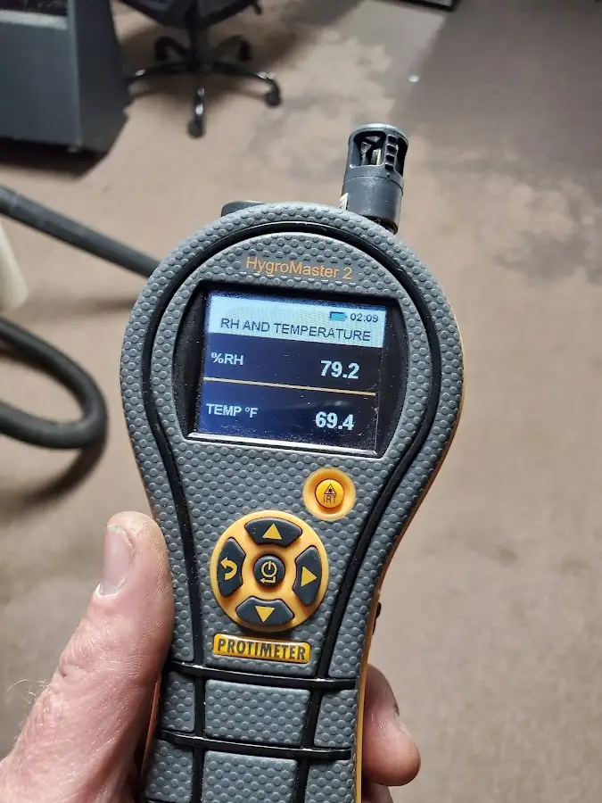 Moisture meter humidity assessment for Mold Remediation & Removal in Bonner Springs